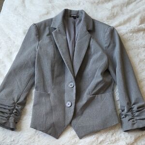 Express Gray Blazer
